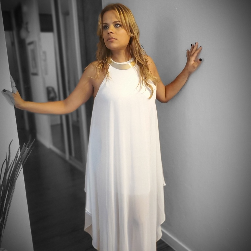 White dress
